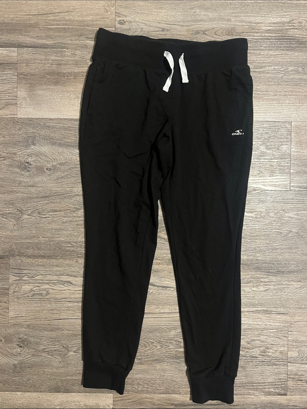 O'Neill Black Jogger Pants with White Drawstring